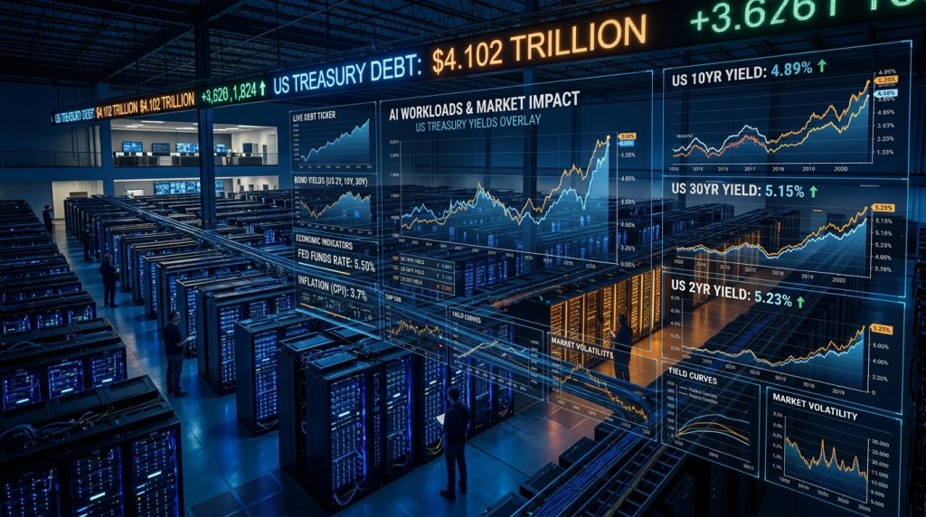 Cơn khát nợ 4.100 tỷ USD của ngành AI đối mặt rủi ro lớn khi lợi suất trái phiếu tăng vọt