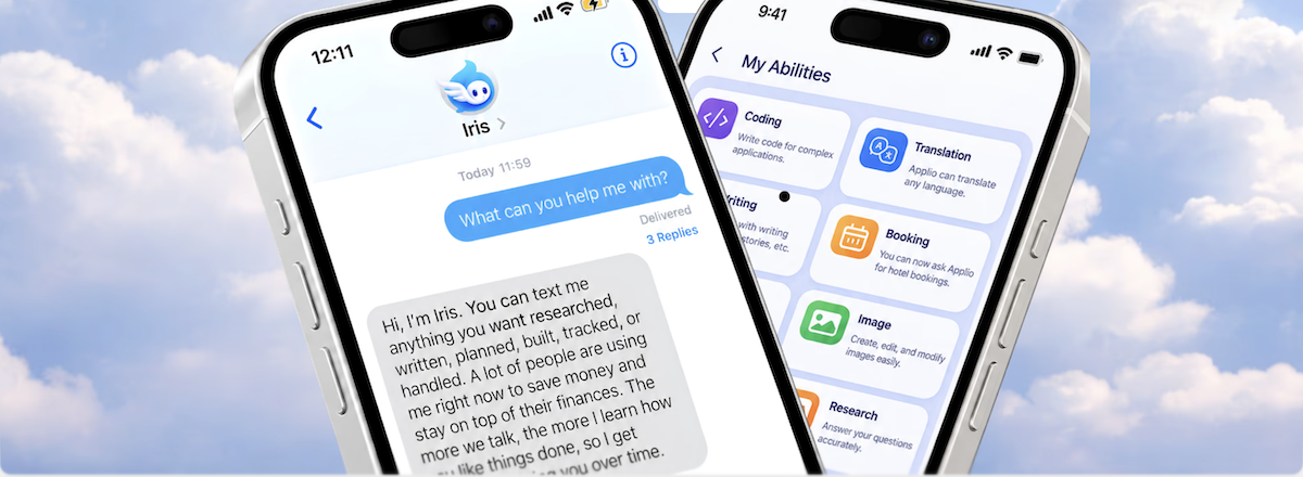 Trợ lý Iris AI trên iMessage vận hành trên nền tảng Hermes agent